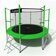 Батут I-JUMP BASKET 10FT 3,05м с лестницей (green)