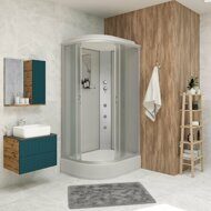 Душевая кабина Niagara NG-33184-14RG (1100х800х2150) средний поддон (26см) стекло МАТОВОЕ 4 места